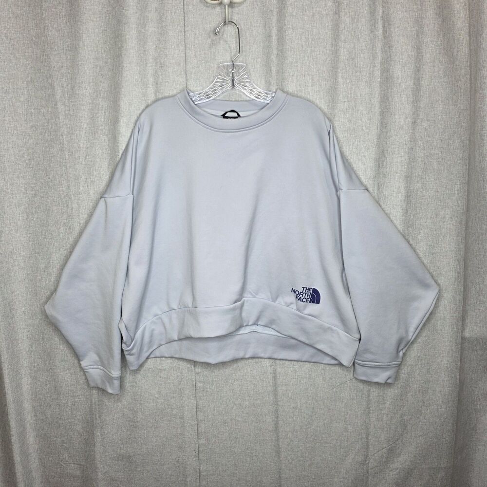 The North Face Horizon Performance Fleece Oversized Crop Crewneck Sweatshirt XXL